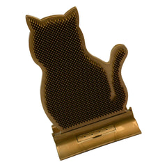 Cat Self Groomer Door Mounted Cat Face Scratcher Massager